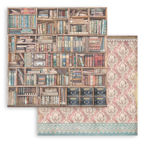 10 Pack - Stamperia Double-Sided Cardstock 12"x12"-Venice City of Art vintage books - 5A0031S4-1H3CD - 5993110044215