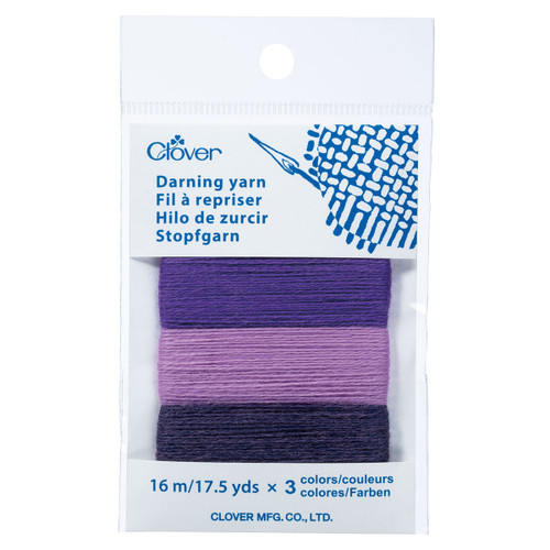 Clover Darning Yarn-Purple - 5A00324R-1H3SW - 051221779640