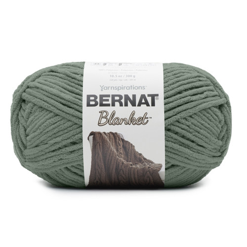 12 Pack - Bernat Blanket Big Ball Yarn 2/Pack-Smoky Green - 5A00216Z-1G4CJ 12 Pack - Bernat Blanket Big Ball Yarn 2/Pack-Smoky Green - 5A00216Z-1G4CJ