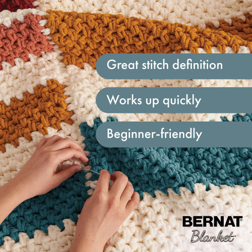 12 Pack - Bernat Blanket Big Ball Yarn 2/Pack-Crimson - 5A002169-1G4CL