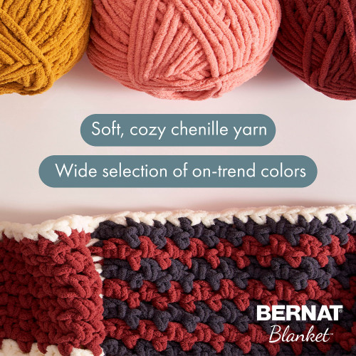 12 Pack - Bernat Blanket Big Ball Yarn 2/Pack-Crimson - 5A002169-1G4CL