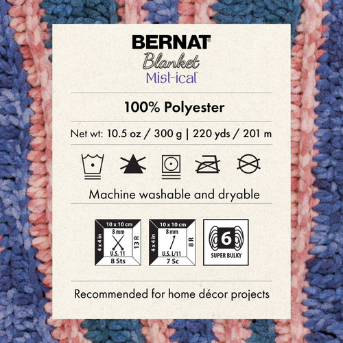 12 Pack - Bernat Blanket Mist-Ical Yarn 2 Pack-Cinder - 5A002LPB-1GNDQ