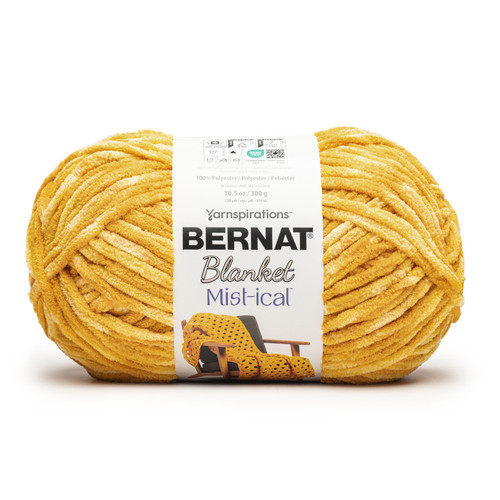 12 Pack - Bernat Blanket Mist-Ical Yarn 2 Pack-Sunshine - 5A002LQX-1GNDW