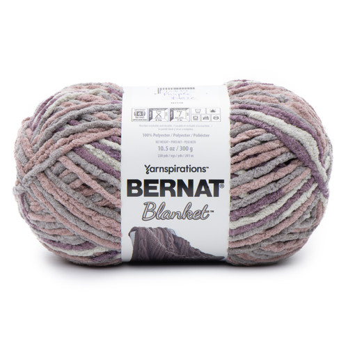 12 Pack - Bernat Blanket Big Ball Yarn 2/Pack-Purple Haze - 5A00215B-1G4CB