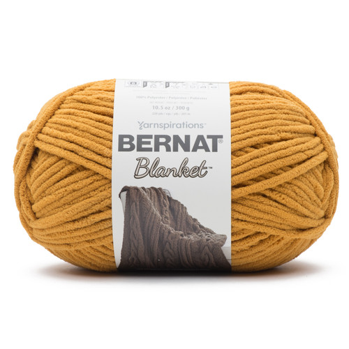 12 Pack - Bernat Blanket Big Ball Yarn 2/Pack-Burnt Mustard - 5A002163-1G4C8 12 Pack - Bernat Blanket Big Ball Yarn 2/Pack-Burnt Mustard - 5A002163-1G4C8