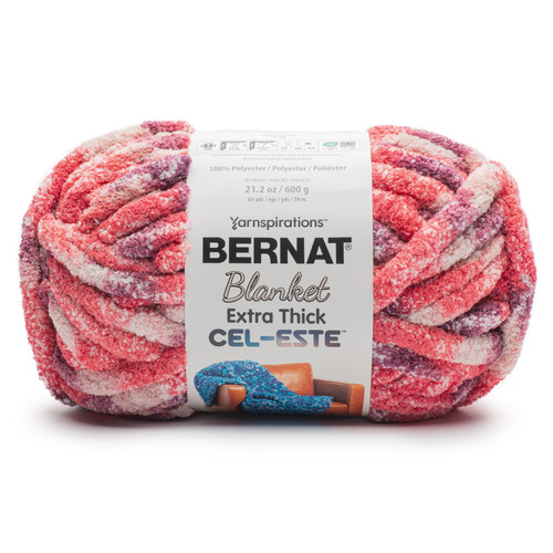 12 Pack - Bernat Blanket Extra Thick Cel-Este-Jupiter Red - 5A002LPT-1GNCC - 726465301765