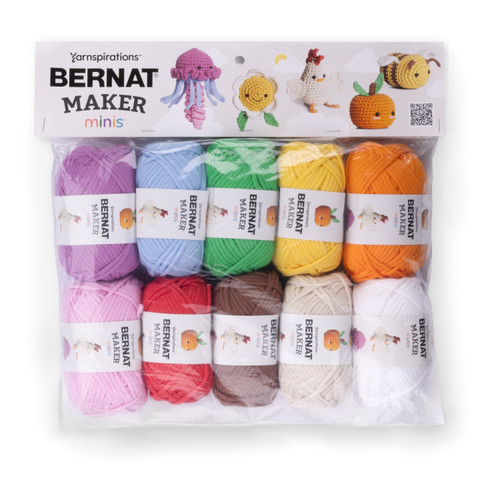 24 Pack - Bernat Maker Minis-Assorted Colors - 5A002LQK-1GND8 - 726465302601