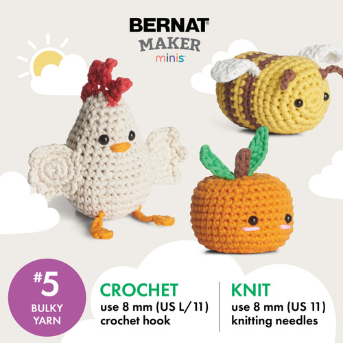 24 Pack - Bernat Maker Minis-Assorted Colors - 5A002LQK-1GND8