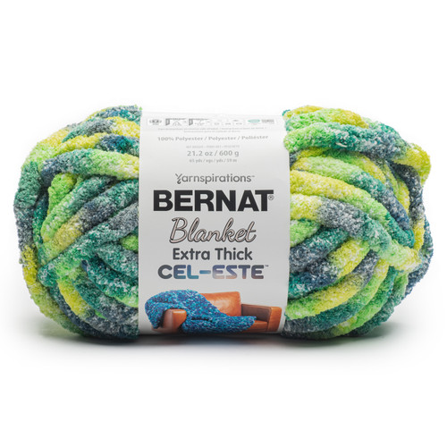 12 Pack - Bernat Blanket Extra Thick Cel-Este-Orion Green - 5A002LRD-1GND6 - 726465301802