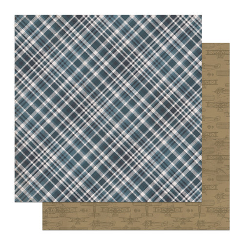 25 Pack - Wingman Double-Sided Cardstock 12"X12"-Greatest Plaid Ever - 5A0031QX-1H3BT - 709388350065