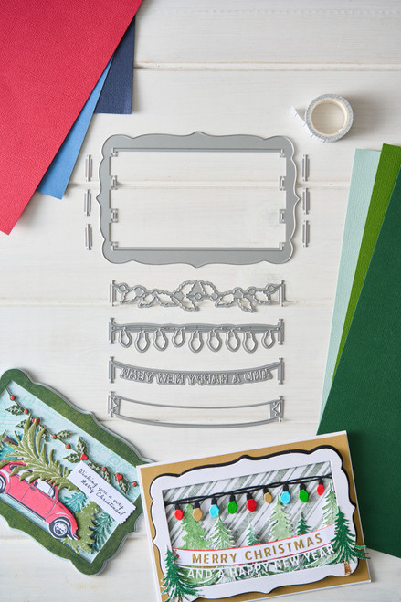 Sizzix Thinlits Die Set By 49 And Market 15/Pkg-Snap And Swap Merry Christmas - 5A00322X-1H3QL Sizzix Thinlits Die Set By 49 And Market 15/Pkg-Snap And Swap Merry Christmas - 5A00322X-1H3QL