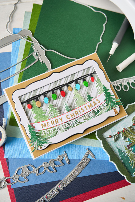 Sizzix Thinlits Die Set By 49 And Market 15/Pkg-Snap And Swap Merry Christmas - 5A00322X-1H3QL Sizzix Thinlits Die Set By 49 And Market 15/Pkg-Snap And Swap Merry Christmas - 5A00322X-1H3QL