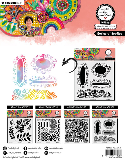Art By Marlene Stencil-Doodles Of Doodles - 5A0032S2-1H4GW