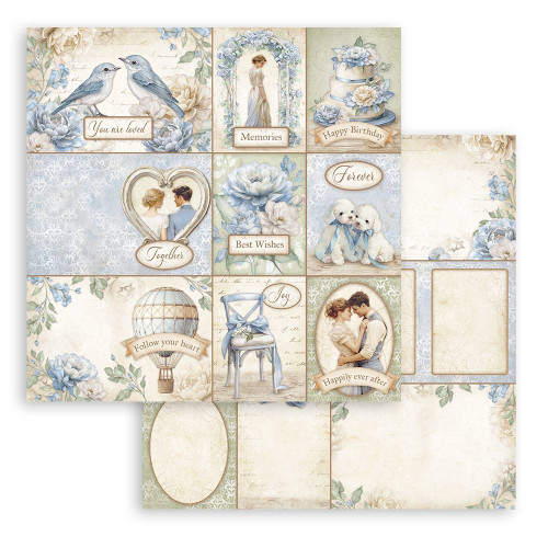 10 Pack - Stamperia Double-Sided Cardstock 12"X12"-Timeless 9 Cards - 5A0031CR-1H305 - 5993110043553