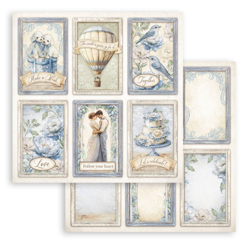 10 Pack - Stamperia Double-Sided Cardstock 12"X12"-Timeless 6 Cards - 5A0031D1-1H30M - 5993110043546