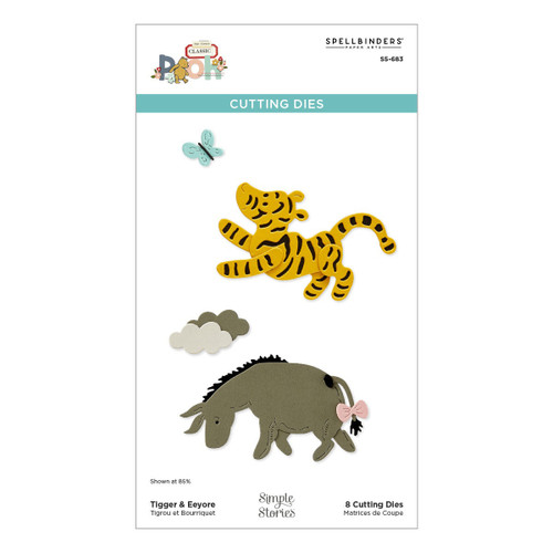 Spellbinders Etched Dies Say Cheese Classic Pooh Collection -Tigger & Eeyore - 5A002M94-1GNQN - 810176102367