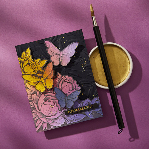 Spellbinders 3D Embossing & Cut Folder Vivid Expressions -Blooming Butterflies - 5A002M8T-1GNQX Spellbinders 3D Embossing & Cut Folder Vivid Expressions -Blooming Butterflies - 5A002M8T-1GNQX