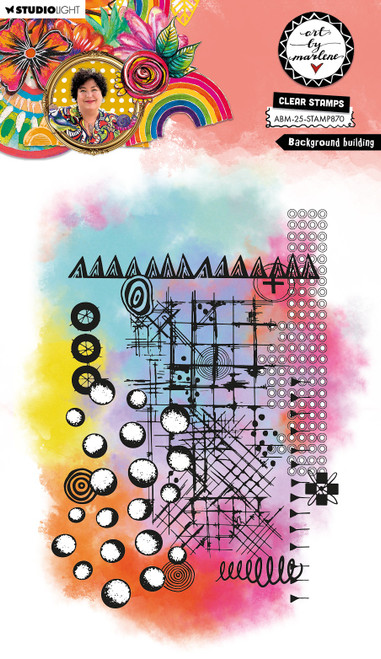 Art By Marlene Clear Stamp-Background Builder - 5A0032S1-1H4H5 - 8713943162040