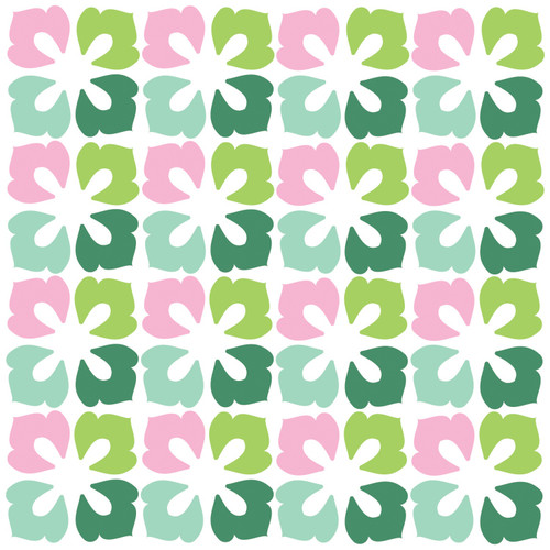 Sizzix Rotating Stencil 4.875"X4.875"-Flower Power - 5A00322K-1H3RX - 630454292852