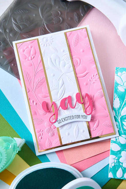 Sizzix Clear Stamp Set By Catherine Pooler 22/Pkg-Overarching Sentiments - 5A00322P-1H3RY
