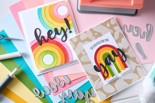 Sizzix A6 Layered Stencils By Catherine Pooler 4/Pkg-Paper Scraps - 5A00323M-1H3RM