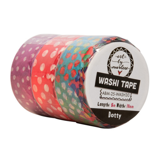 Art By Marlene Washi Tape-Dotty Art - 5A0032RY-1H4GR - 8713943162163