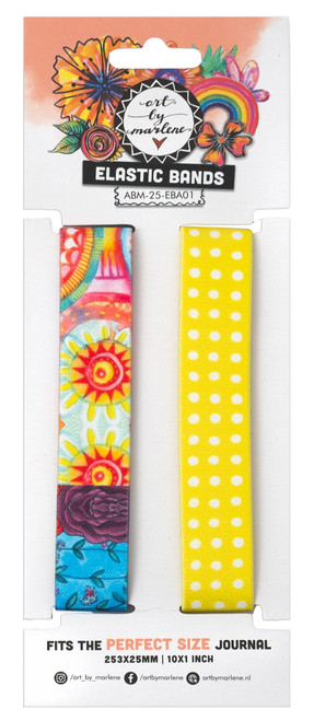 Art By Marlene Elastic Journal Bands-For The Perfect Size Journal - 5A0032RK-1H4GT - 8713943162149