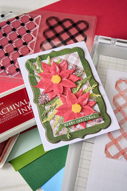 Sizzix Clear Stamp Set By 49 And Market 2/Pkg-Tartan - 5A00322B-1H3RD