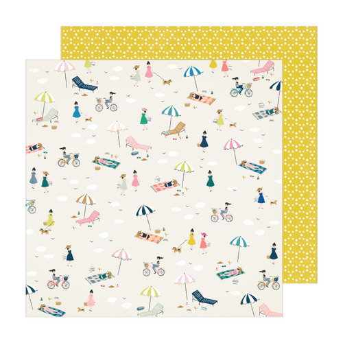 25 Pack - Maggie Holmes Sunny Days Double-Sided Cardstock 12"X12"-Seaside - 350773 - 718813507738