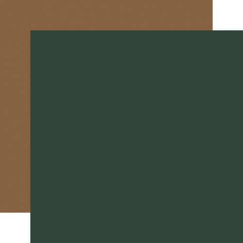 25 Pack - Best In Show Double-Sided Cardstock 12"X12"-Dark Green/ Brown - 5A002945-1GCFK - 732388423125