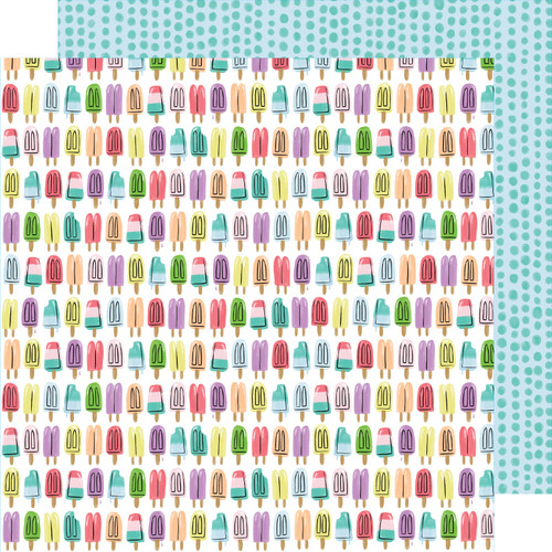 25 Pack - Amy Tan Stay Sweet Double-Sided Cardstock 12"X12"-Popsicle Summer - 351178 - 718813511780