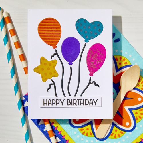 Hero Arts Cover Plate Die-Balloons - 5A002Y0H-1GYZ5 Hero Arts Cover Plate Die-Balloons - 5A002Y0H-1GYZ5