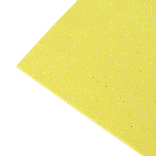 12 Pack - CousinDIY Glitter Foam Sheet 9"X12" 2mm-Yellow - 5A002LT3-1GNH8 12 Pack - CousinDIY Glitter Foam Sheet 9"X12" 2mm-Yellow - 5A002LT3-1GNH8