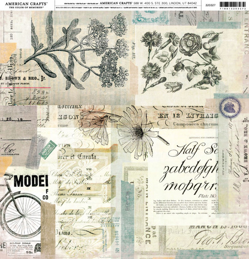 25 Pack - American Crafts Brands Everyday Cardstock 12"X12"-Magnolia Jane 3 - EDPP-20327 - 718813203272