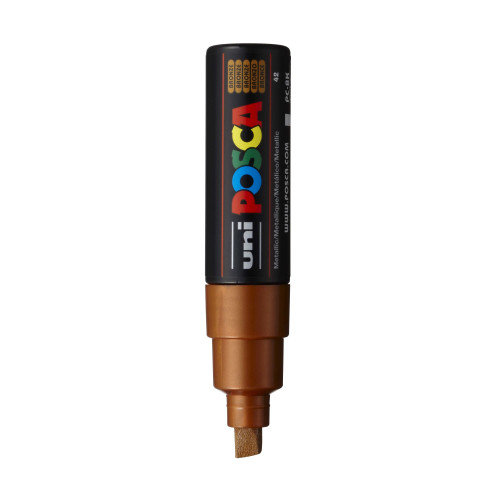 POSCA 8K Paint Marker Broad Chisel Tip 8mm-Bronze - 5A00317H-1H2W2 - 4902778113622