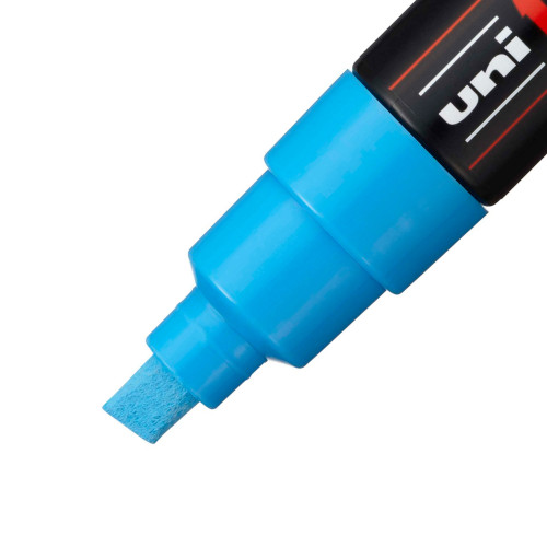 POSCA 8K Paint Marker Broad Chisel Tip 8mm-Light Blue - 5A00317H-1H2WF