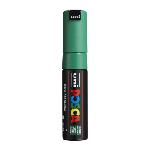 POSCA 8K Paint Marker Broad Chisel Tip 8mm-Green - 5A00317H-1H2WH