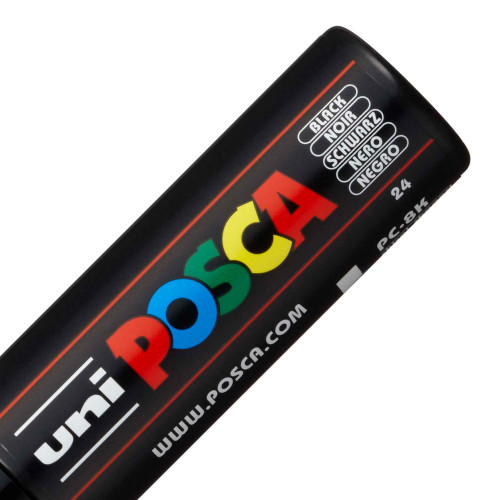 POSCA 8K Paint Marker Broad Chisel Tip 8mm-Black - 5A00317H-1H2WM