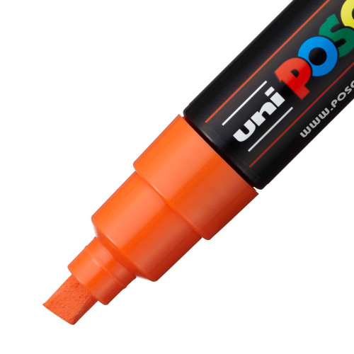POSCA 8K Paint Marker Broad Chisel Tip 8mm-Orange - 5A00317H-1H2WP