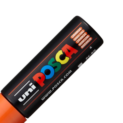POSCA 8K Paint Marker Broad Chisel Tip 8mm-Orange - 5A00317H-1H2WP