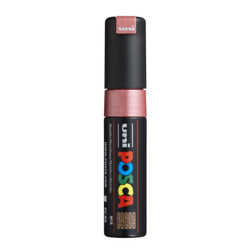 POSCA 8K Paint Marker Broad Chisel Tip 8mm-Metallic Red - 5A00317H-1H2WR