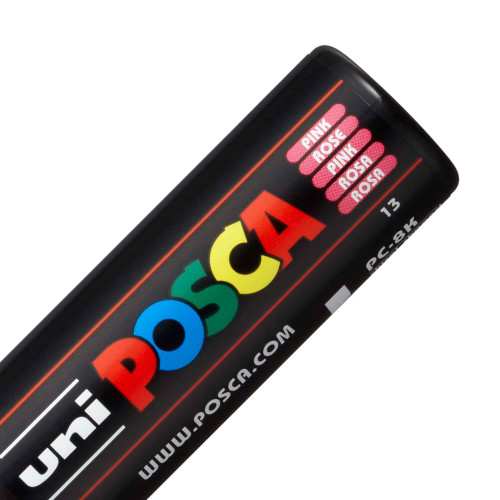POSCA 8K Paint Marker Broad Chisel Tip 8mm-Pink - 5A00317H-1H2WS