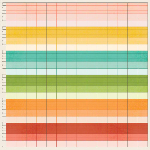 25 Pack - Summer Snapshots Double-Sided Cardstock 12"X12"-Easy Breezy - SMS12-22007