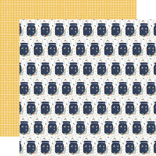 25 Pack - Firefly Double-Sided Cardstock 12"X12"-Jars Of Fireflies - 5A002LFS-1GMRQ - 810179814656