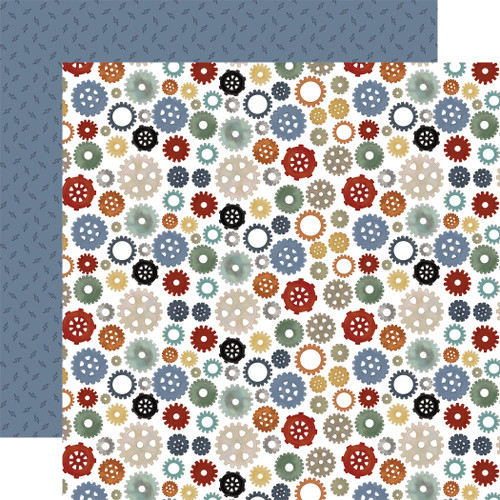 25 Pack - That's My Boy Double-Sided Cardstock 12"X12"-Gadgets And Gears - 5A002KV1-1GMFG - 810179811365