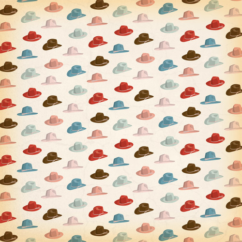 25 Pack - Cowgirl Double-Sided Cardstock 12"X12"-Multi Journaling Cards - 5A002LBH-1GMRS