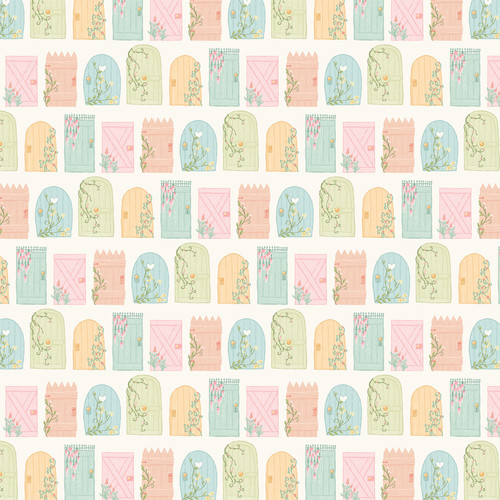 25 Pack - Secret Garden Double-Sided Cardstock 12"X12"-Secret Garden Doors - 5A002KYN-1GM96