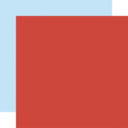 25 Pack - Summer Break Double-Sided Cardstock 12"X12"-Red/ Blue - 5A002LBZ-1GMPG - 810179814489