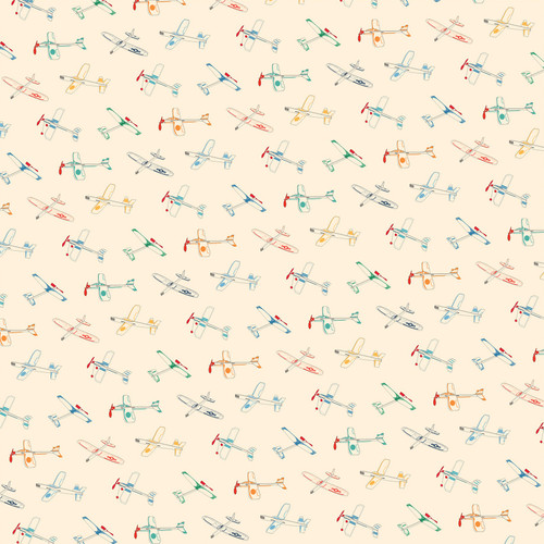25 Pack - Mercantile Double-Sided Cardstock 12"X12"-Toy Airplanes - 5A002KXH-1GMBK