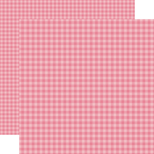 25 Pack - Bold Gingham Double-Sided Cardstock 12"X12"-Watermelon Gingham - 5A002KVH-1GMDJ - 810179812539